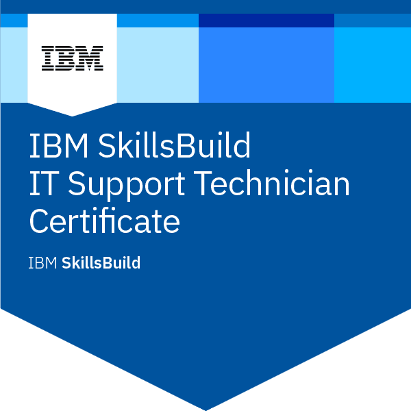 Certificate Emblem IT Support Technician