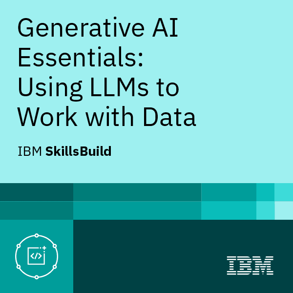 Badge Emblem - Generative AI Essentials Using LLMs